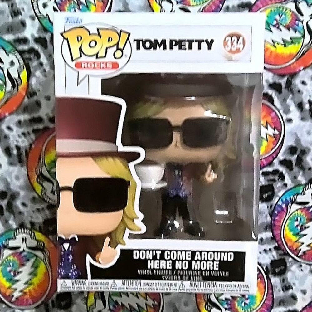 NIB Funko Pop! Rocks #334 Tom Petty - Don't Come Around Here No More 80s